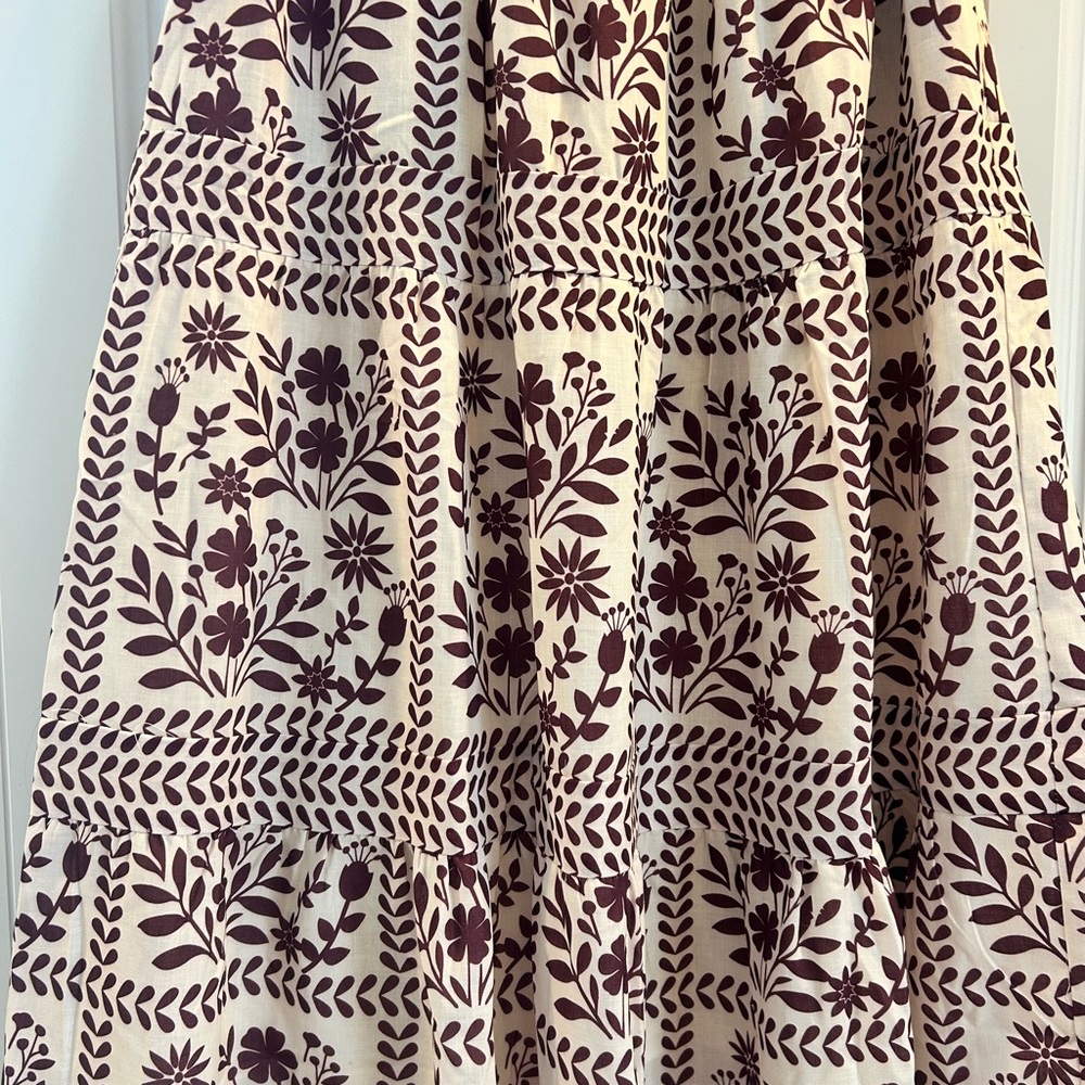 Floral Patterned Maxi Skirt